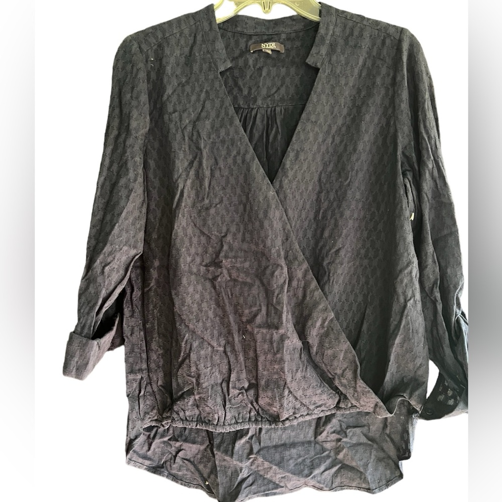 NYDJ textured blouse